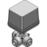 電動式三方型ボールバルブ (ねじ式) - JIS